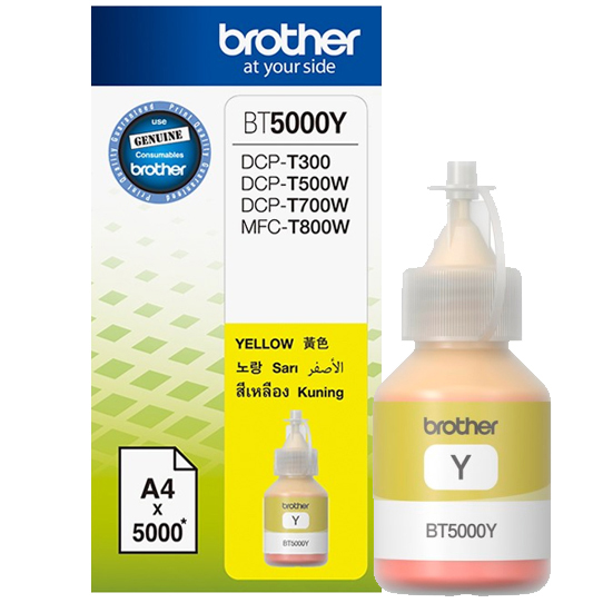 Brother BT5000Y Ink Cho DCP-T300/T700W/MFC-T800W (Vàng)