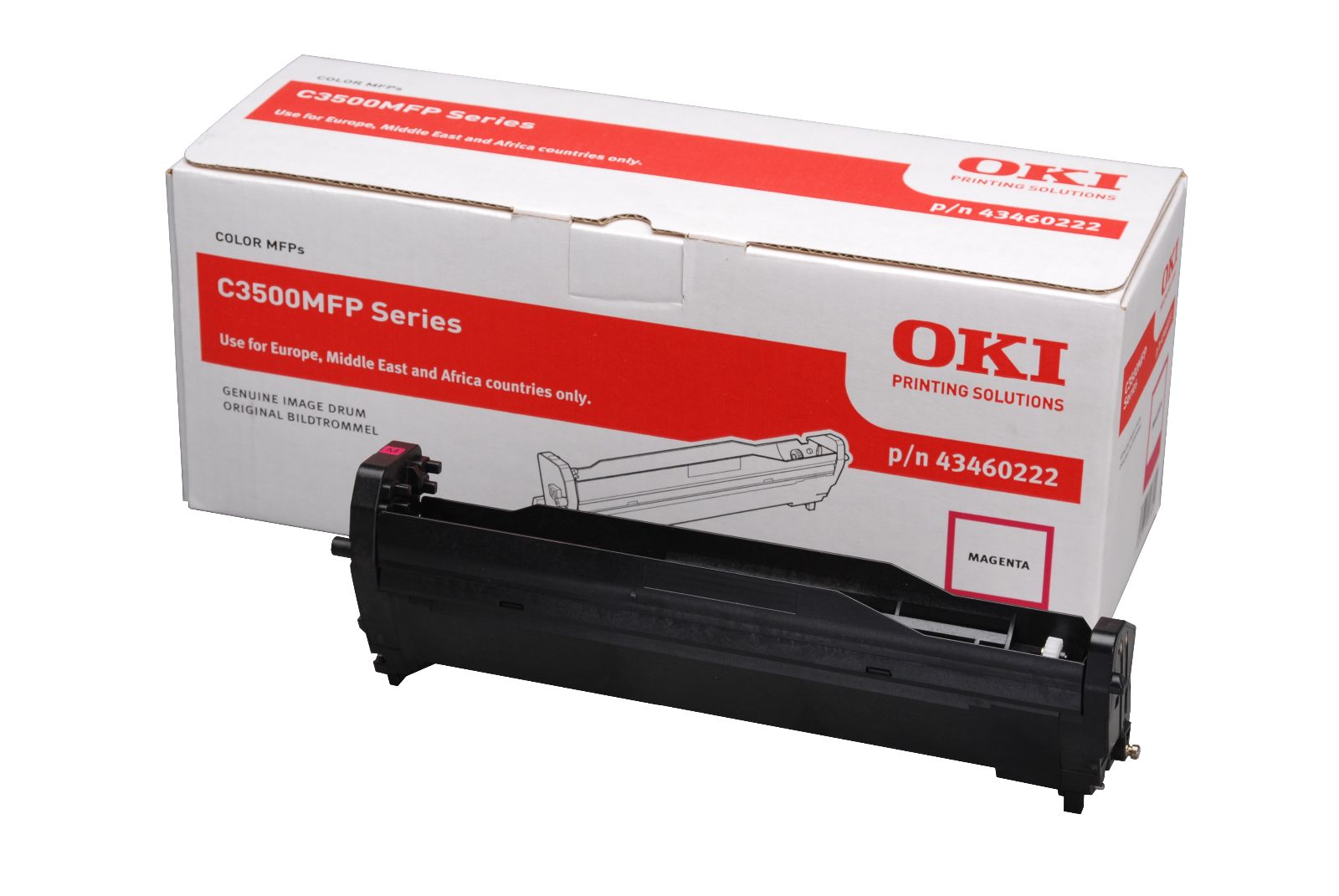 Drum Oki C3520 màu đỏ