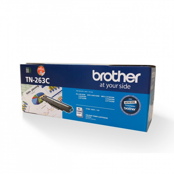 Mực máy in Brother TN-263C chính hãng màu xanh