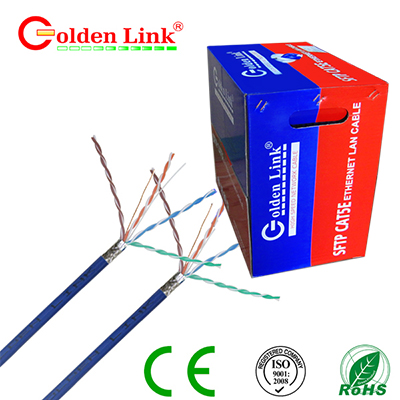 Dây cáp mạng Golden Link - 4 pair (SFTP Cat 5e) chống nhiễu 100m